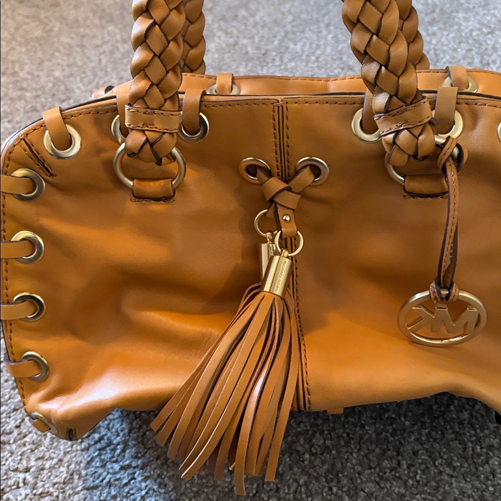 Michael Kors Brown Leather Shoulder Bag - Picture 3 of 16